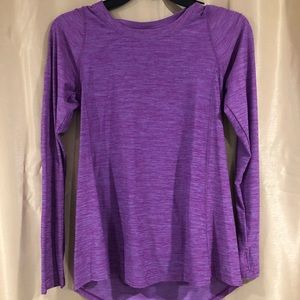 Athletic long sleeve top